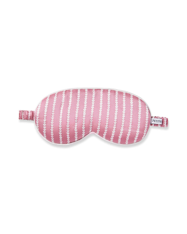 Silk Sleep Mask in Love Lines